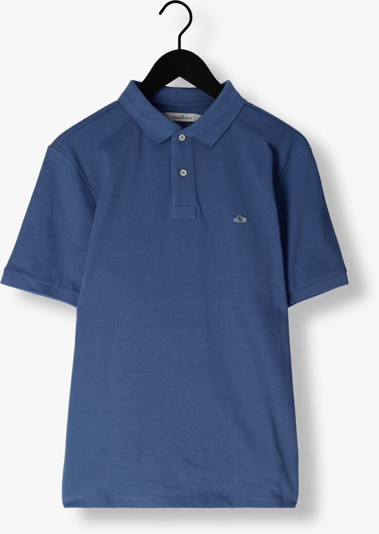 THE GOODPEOPLE blauwe the goodpeople polo paul