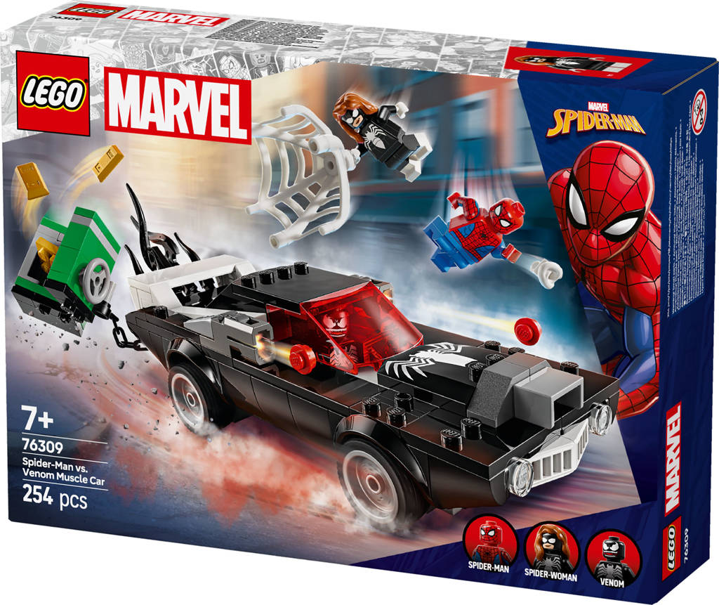 Marvel Spider-Man vs. Venoms klassieke auto 76309