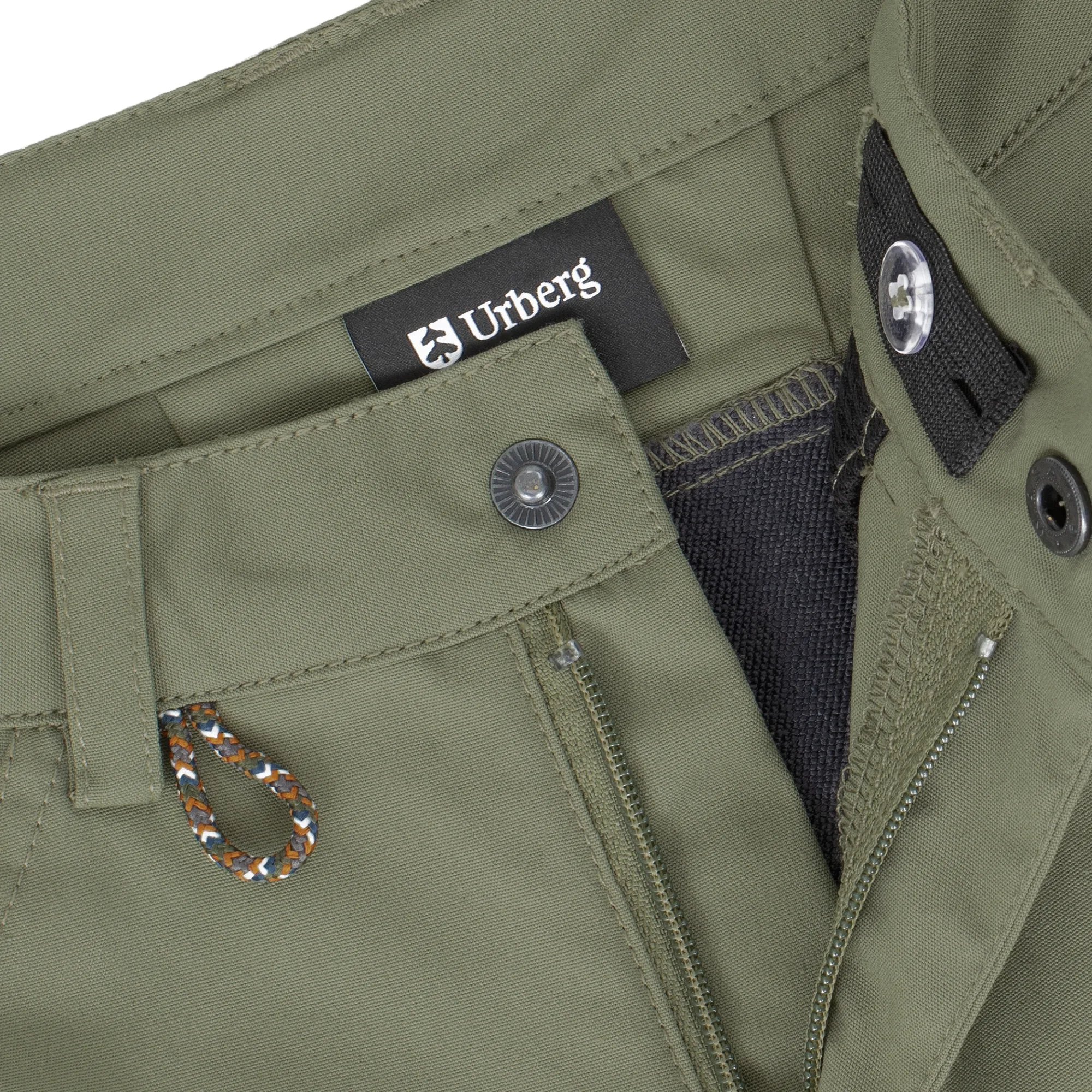Urberg Bjorna Stretch Hiking Pants Junior Deep Lichen Green