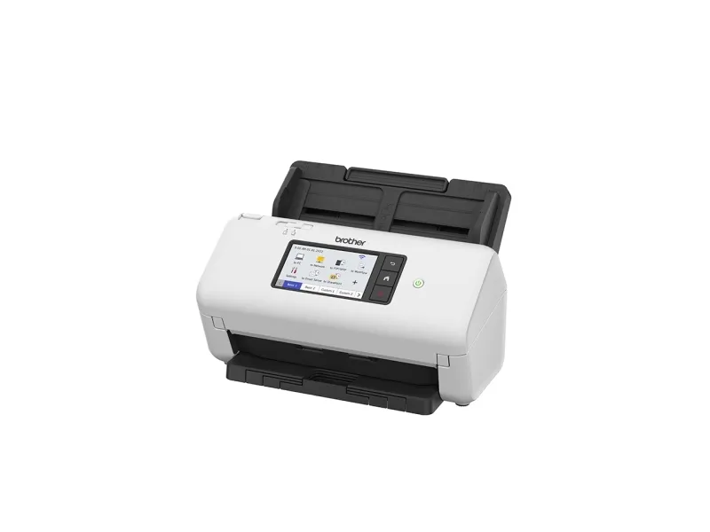 Brother ADS-4700W - Dokumentscanner - Dual CIS - Duplex - A4 - 600 dpi x 600 dpi - op til 40 ppm (mono) / op til 40 ppm (farve) - ADF (80 ark) - op til 6000 scanninger pr. dag - USB 3.0, LAN, Wi-Fi(n), USB 2.0 (Host)