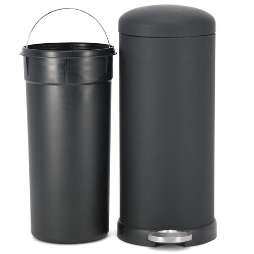 poubelle 30 L noire