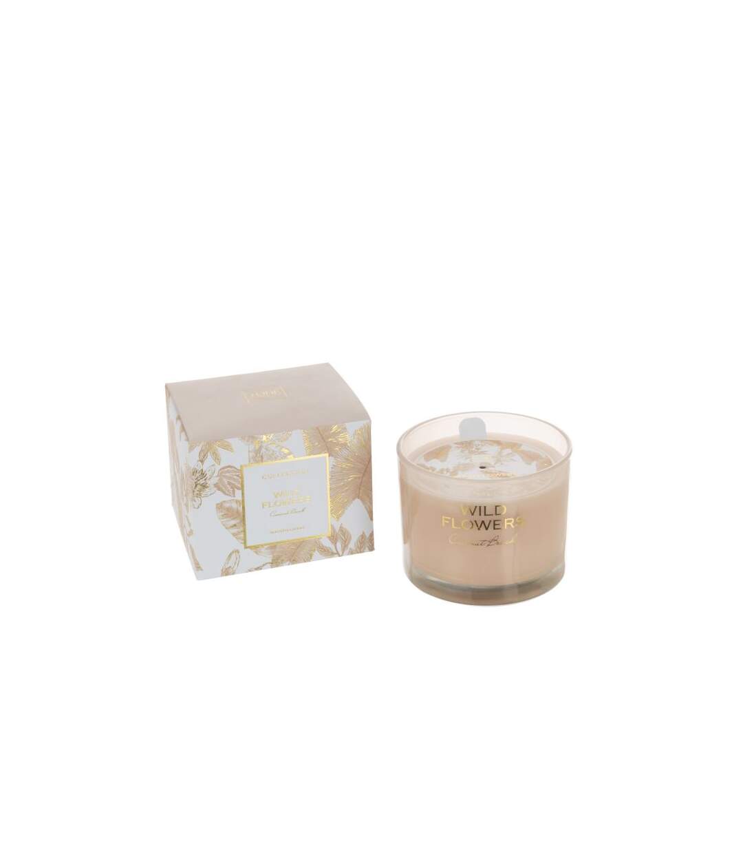 Paris Prix - Bougie Parfumée wild Flowers 10cm Coconut Beach
