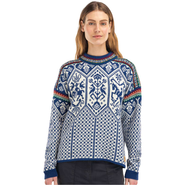 Pull DALE OF NORWAY 1994 SWEATER W I INDIGO / OFF WHITE / BOTTLE GREEN