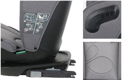 Beemoo Reform ISOFIX Beltestol, Mineral Grey