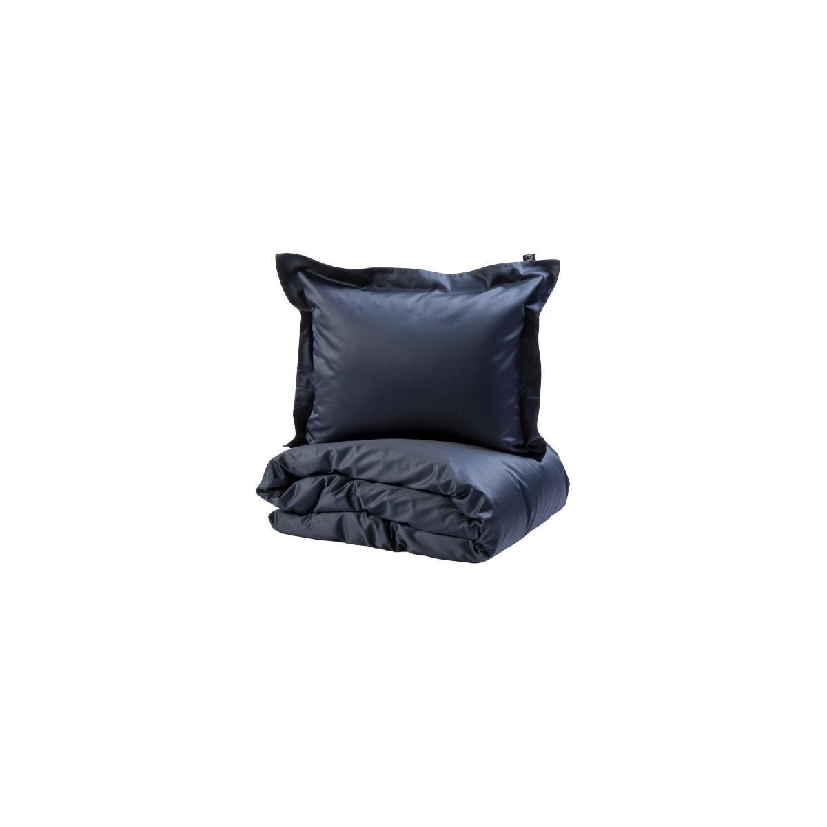 Kosta Linnewäfveri Manchester Satin Pillowcase 50x60cm, Navy