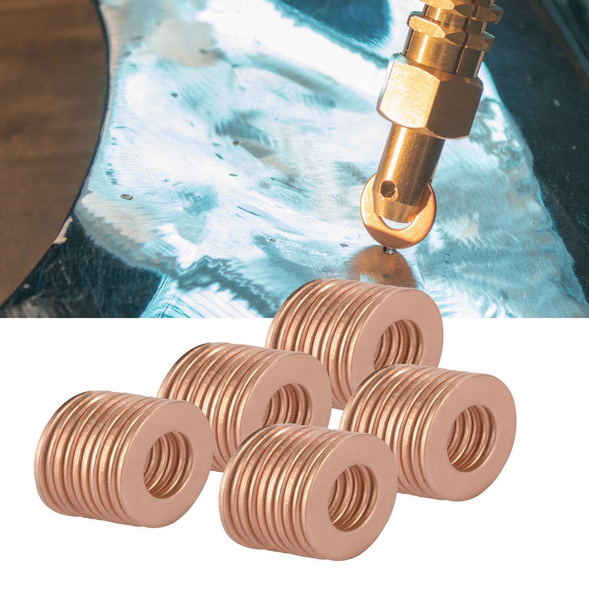 STAHLWERK Lasschijven 50-delige set Dent Puller Smart Repair Spotter Accessoires