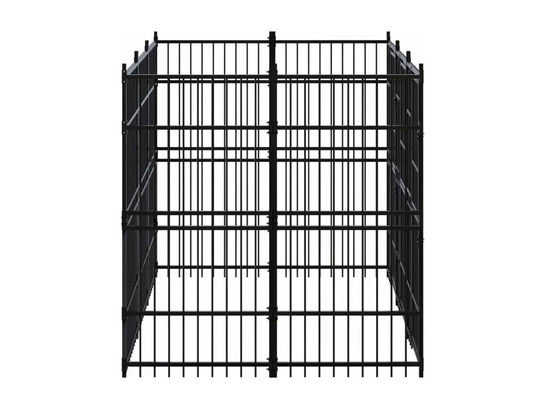 Chenil cage enclos pac noire 288 x 192 x 200 cm 02_0041856