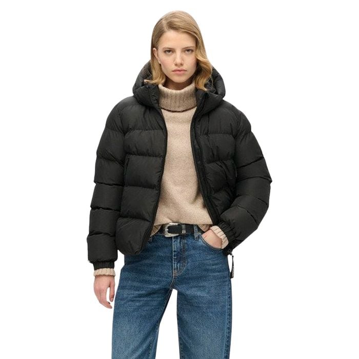 Superdry Hooded Sports Puffer Winterjas Dames