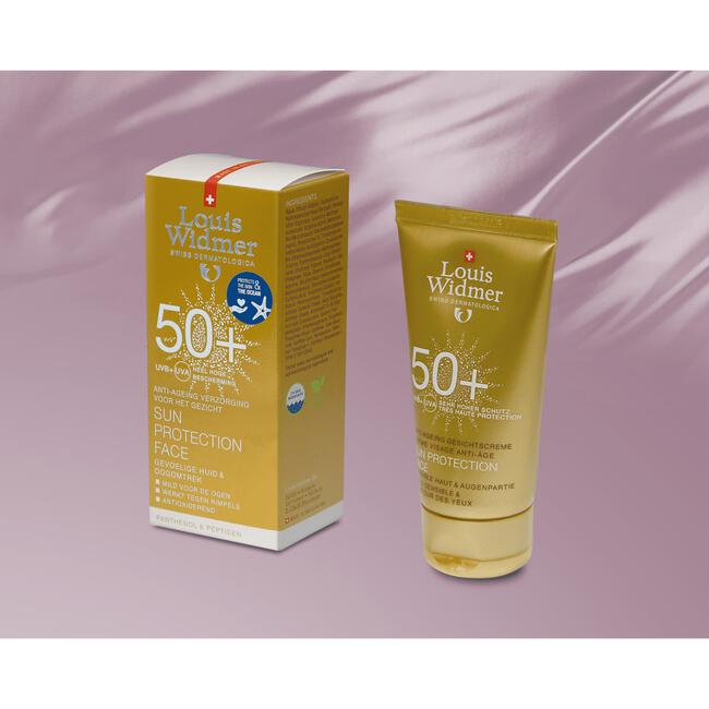 Louis Widmer Sun Protection Face Geparfumeerd SPF50+ 50 ML