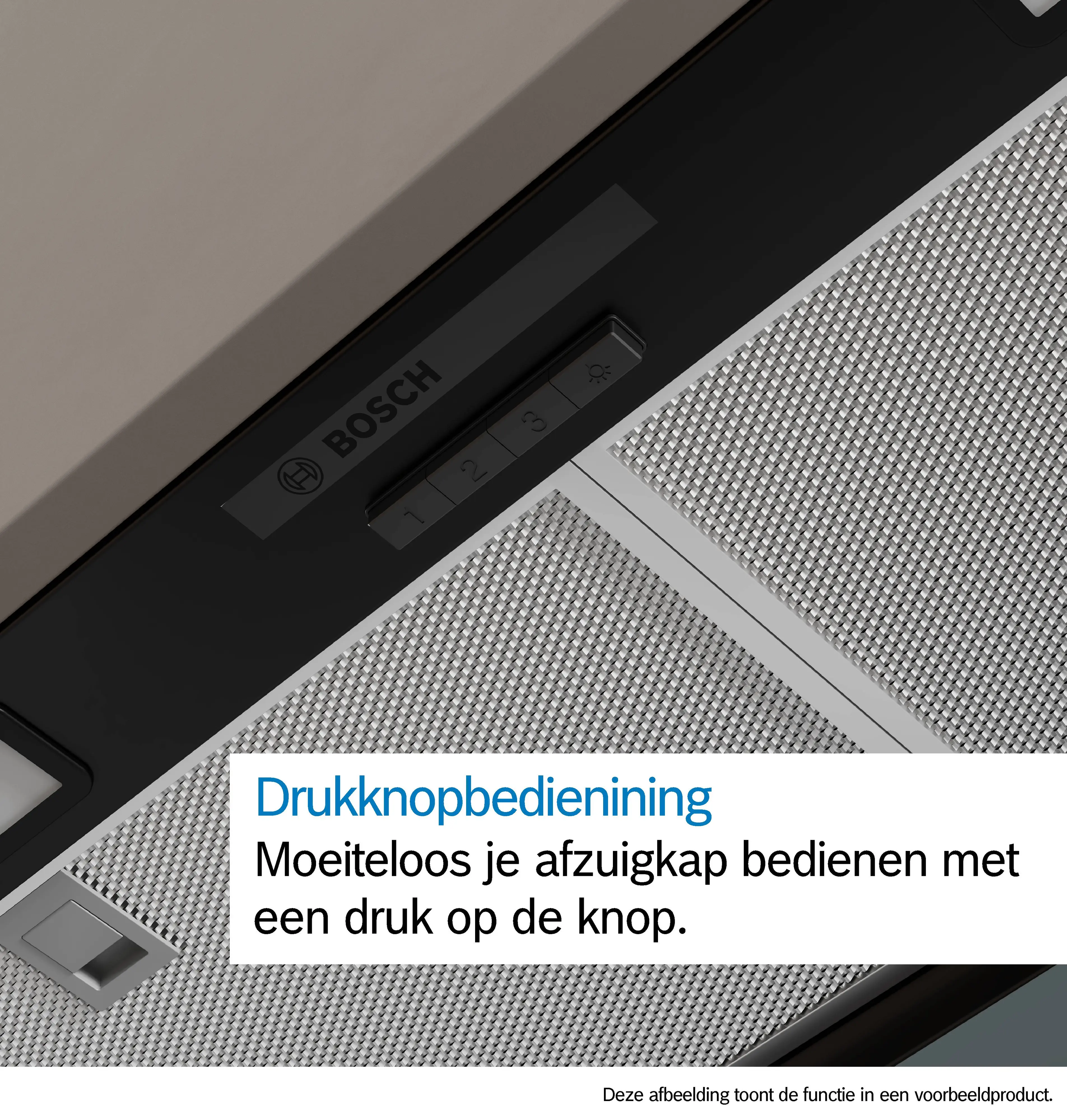 Serie 2 Geïntegreerde blokdesign schouwkap 90 cm Matzwart