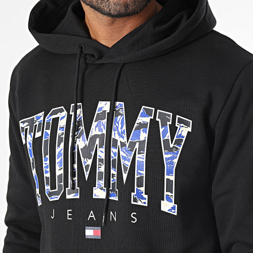 Sweat Capuche Camo new Varsity 7810 Noir