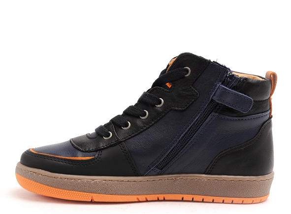 Gbb boots bottine enfant piava bleu