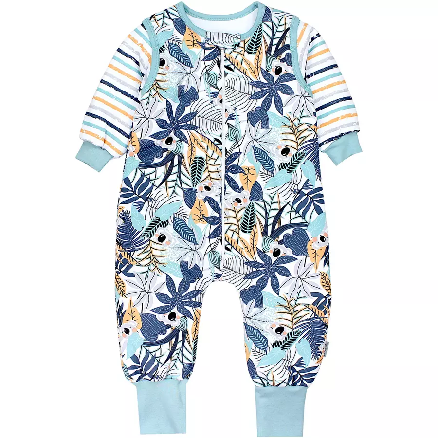 TupTam Baby Schlafsack mit Beinen und Ärmel Winter mintweiß