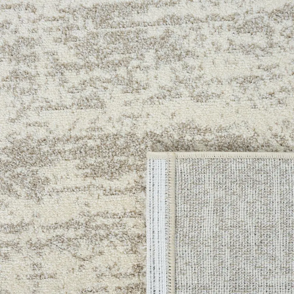 Relax Oslo - Laagpolig Effen Vloerkleed - Creme - 160x230 CM