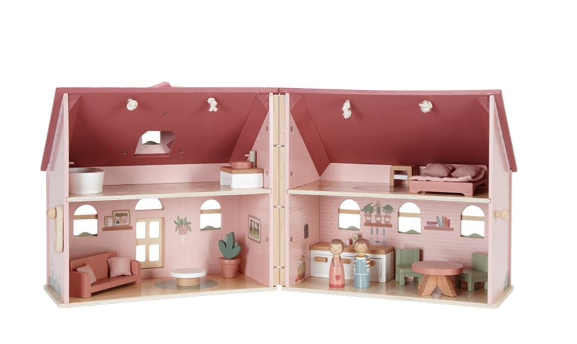Little Dutch Little Dutch draagbaar houten poppenhuis  FSC
