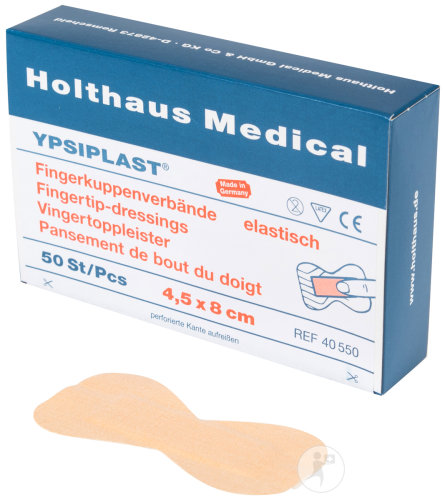 Holthaus Medical Ypsiplast Pansement De Bout De Doigt 4,5x8cm Élastique 50 Pièces