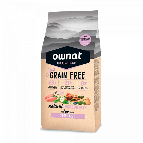 Ownat Just Grain Free Sterilized 8Kg