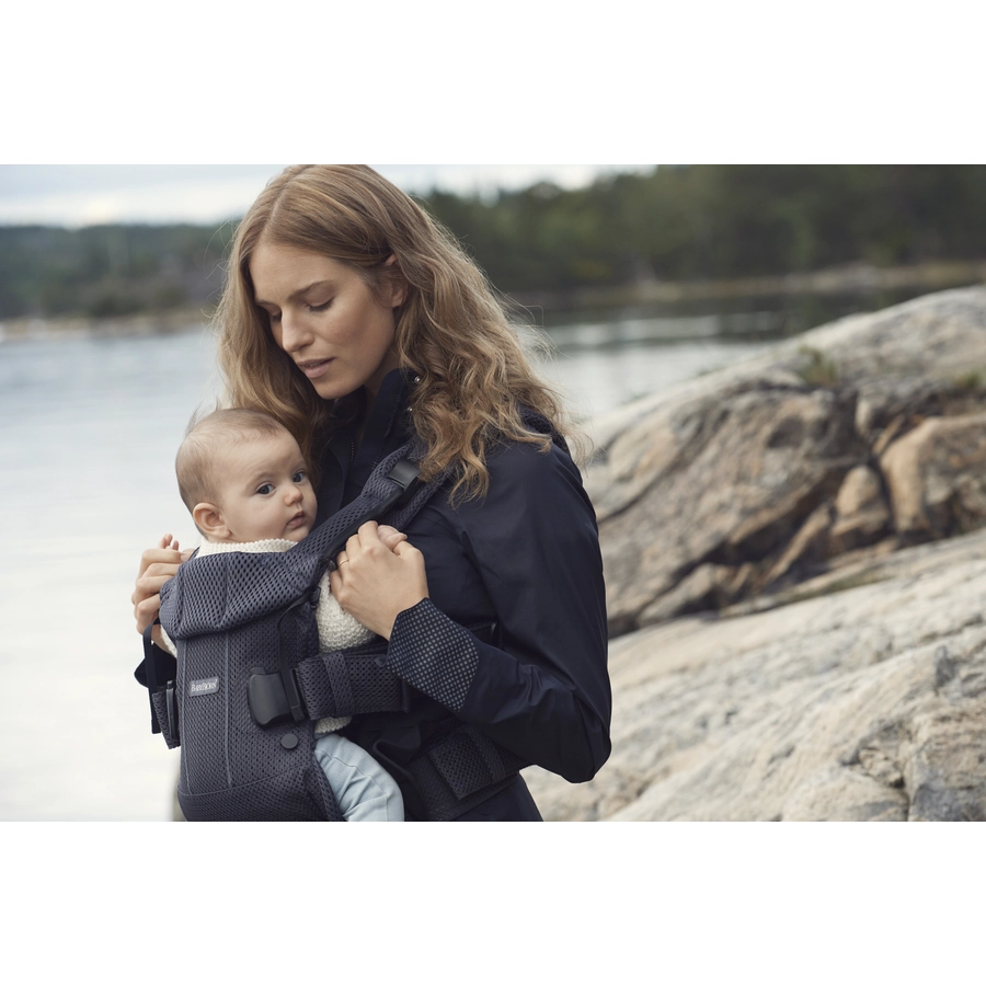 BABYBJÖRN Babytrage One Air Mesh Anthrazit-grau