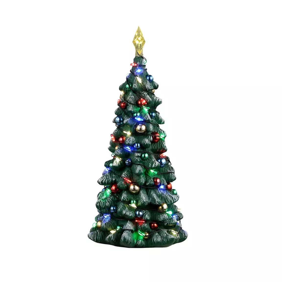 Accessoire Lemax (H16 cm) Sapin de Noël lumineux Multicolore