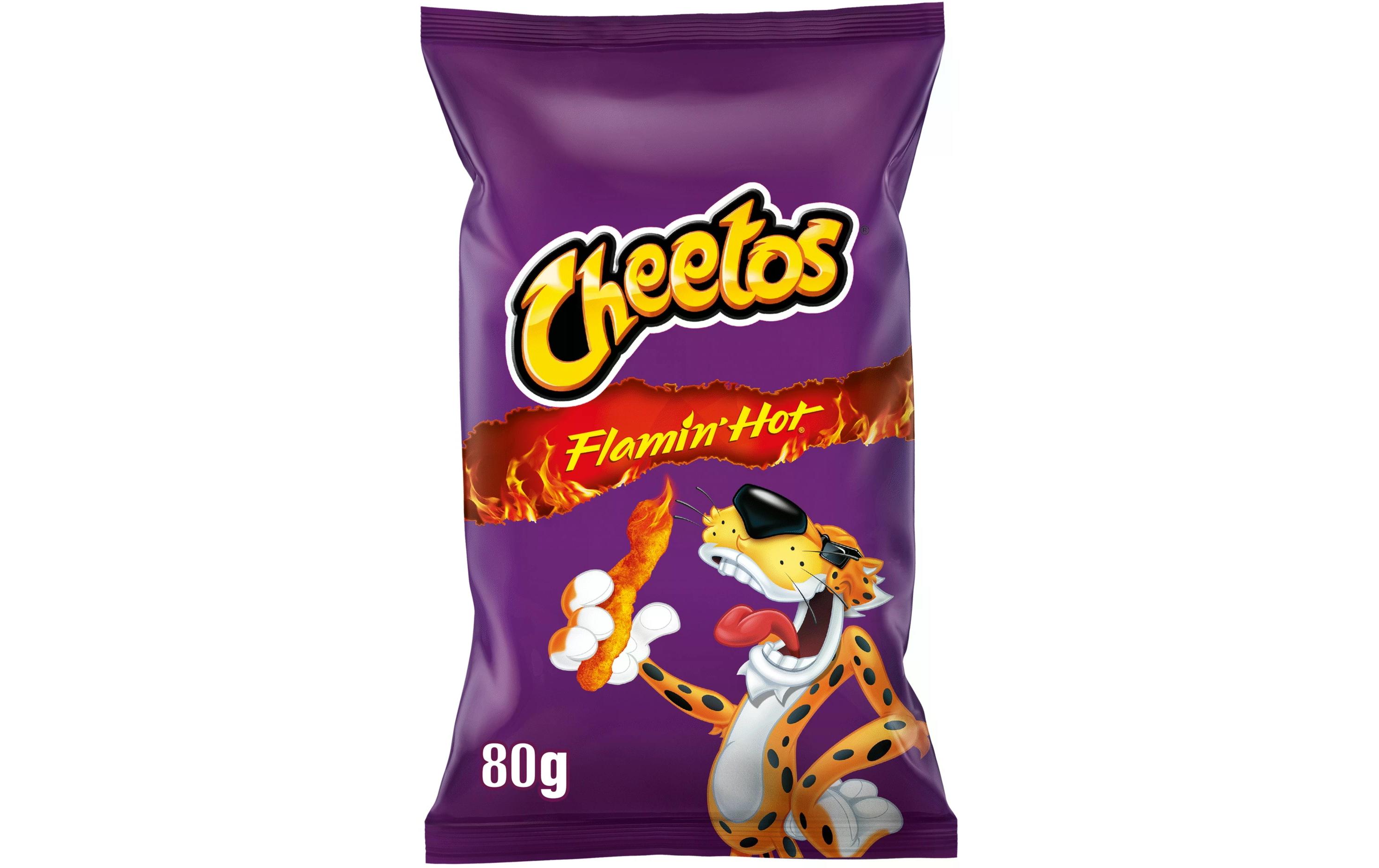 Chips Flamin' Hot 80 gPikanter Snack auf Basis von Mais mit Chili-Aroma