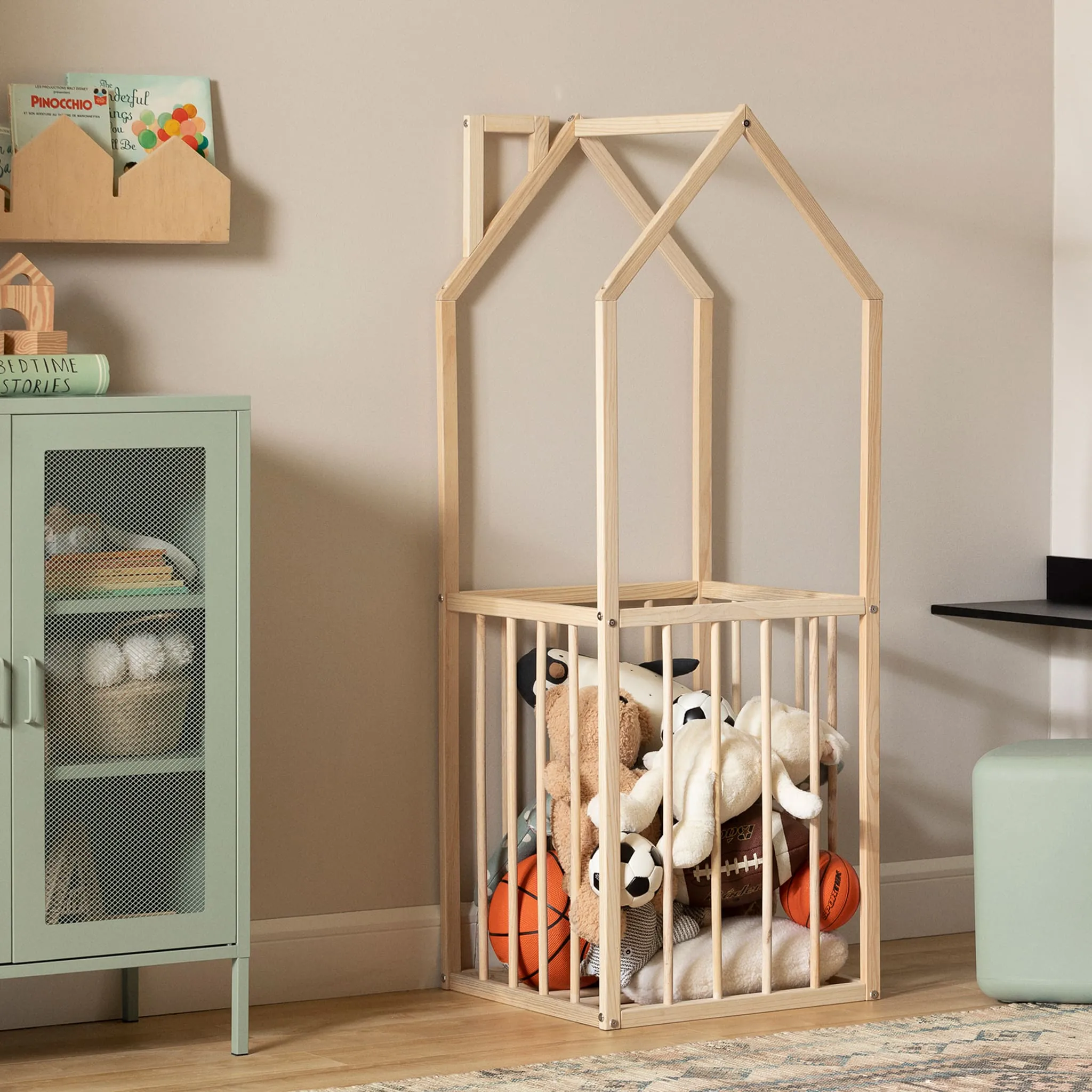 South Shore Unité de rangement pour jouets - Ohana Naturel