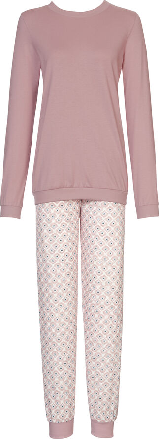 Calida DAMEN Pyjama mit Bündchen Rose bud
