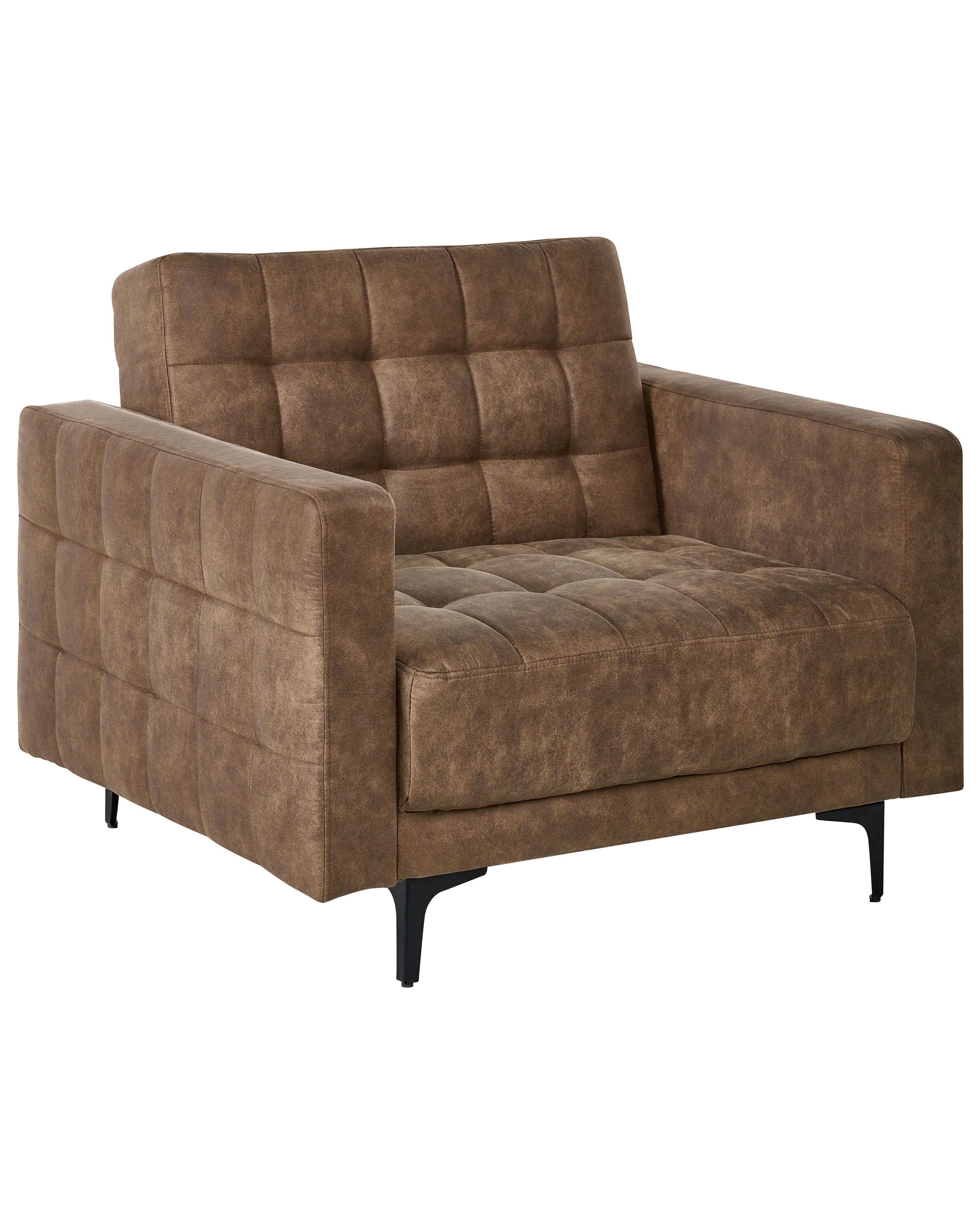 Fauteuil ABERDEEN Kunstleer Bruin