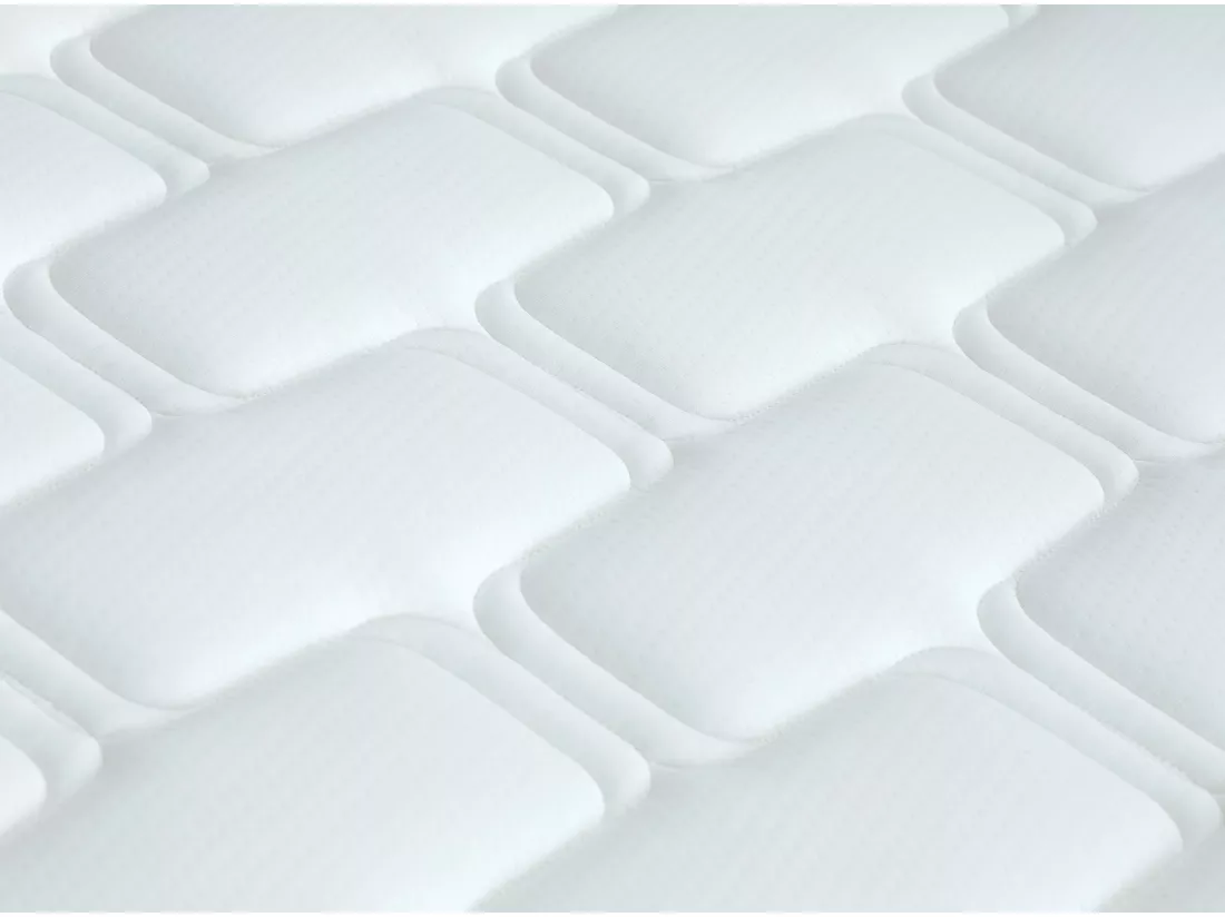 Ensemble 160 x 200 cm sommier + matelas hybride ressorts ensachés 7 zones mousse à mémoire de forme ép.25cm - IONIA de YSMÉE