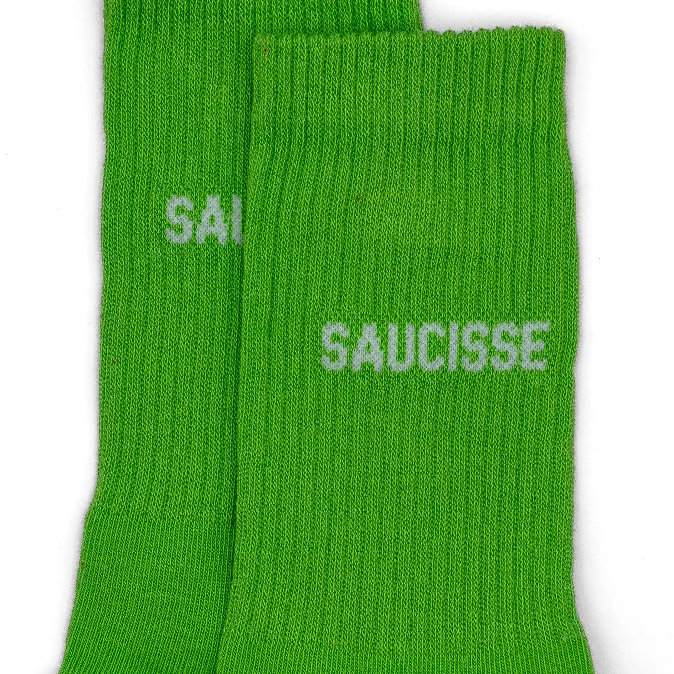 Chaussettes SAUCISSE vertes 36/40