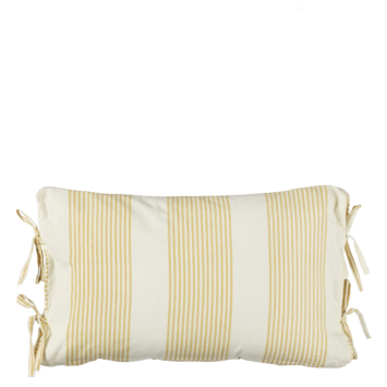 Kussen streep oker - l55xb35xh10cm