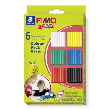 STAEDTLER® FIMO® kids Modelliermasse colour Pack basic