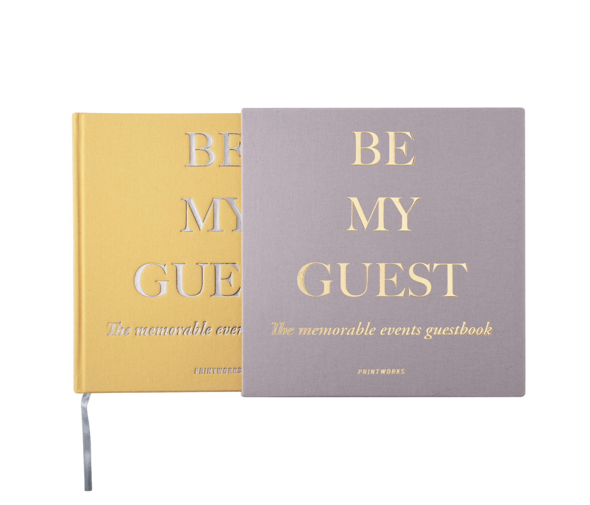 Buch Gästebuch Beige, Yellow
