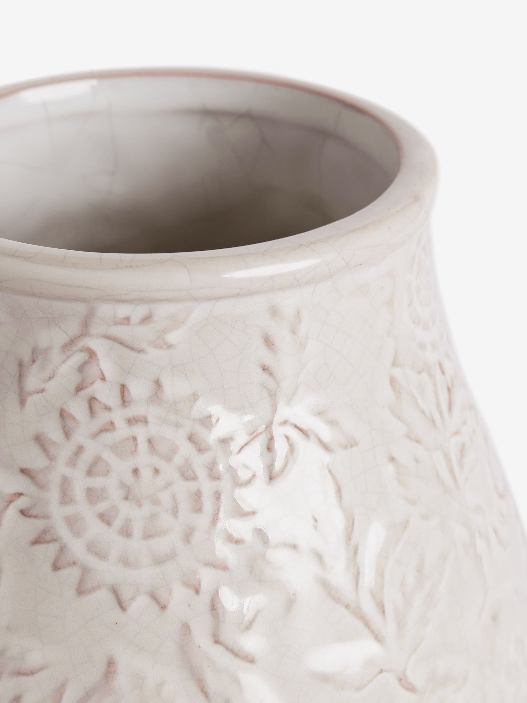 Ceramic Vintage Embossed Vase