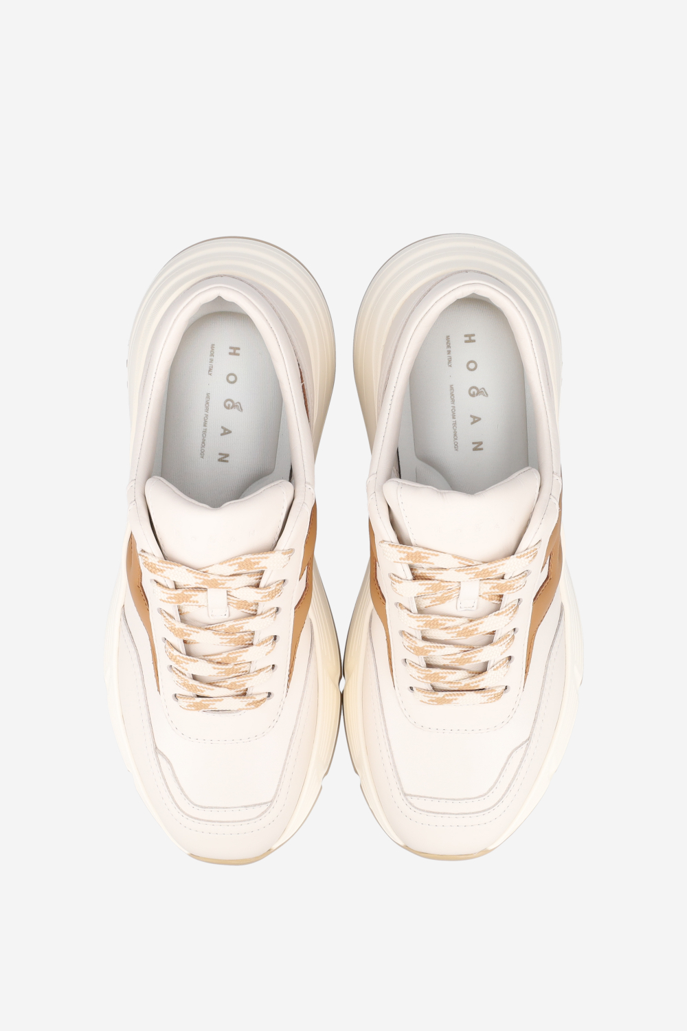 H669 leather sneakers