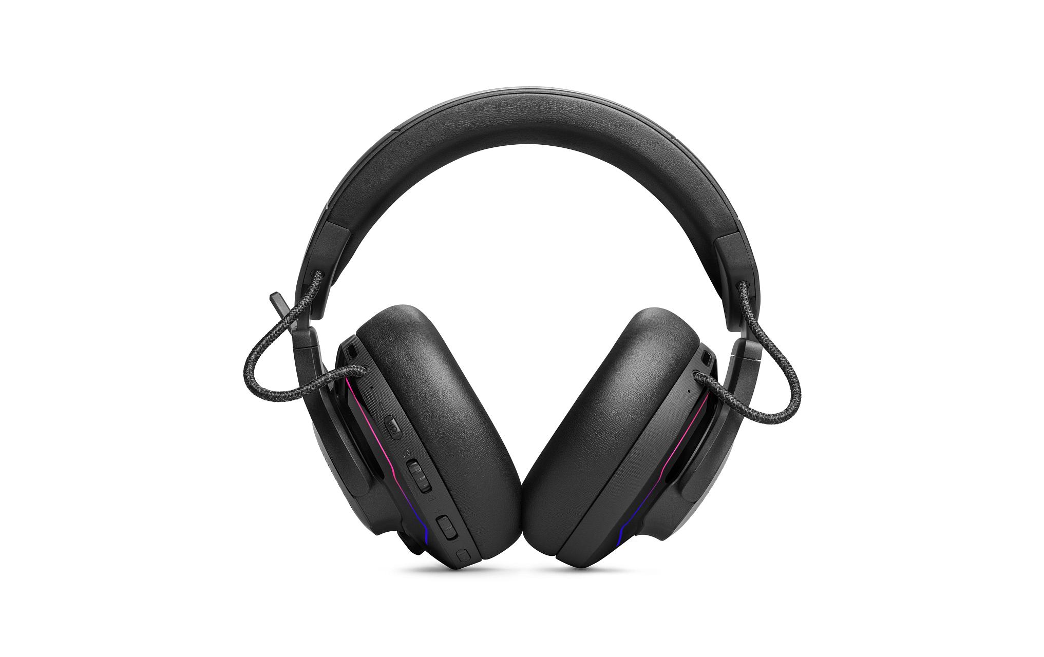 Headset Quantum 910 Schwarz<br>Kabelloses Over-Ear-Performance-Gaming-Headset mit Head-Tracking, aktivem Noise-Cancelling und Bluetooth