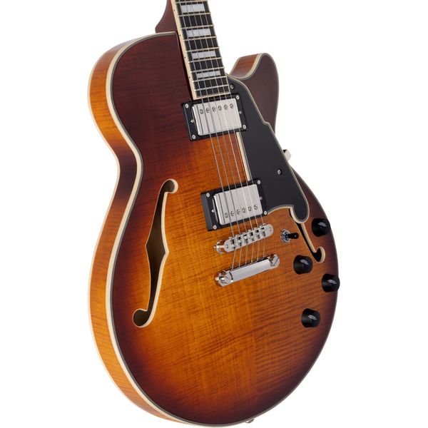DAngelico Premier SS Dark Iced Tea Burst