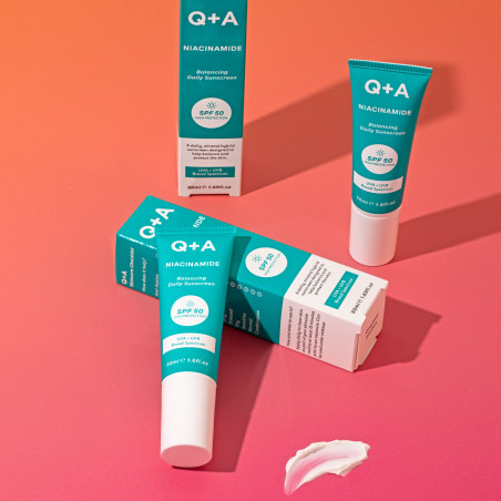 Q+A Niacinamide SPF 50 Balancing Daily Sunscreen