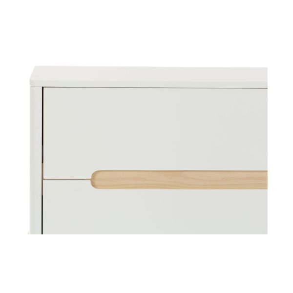 TWF Babykamer Larvik 3-delig Ledikant 60 x 120 - Commode 3 Laden - Hanglegkast