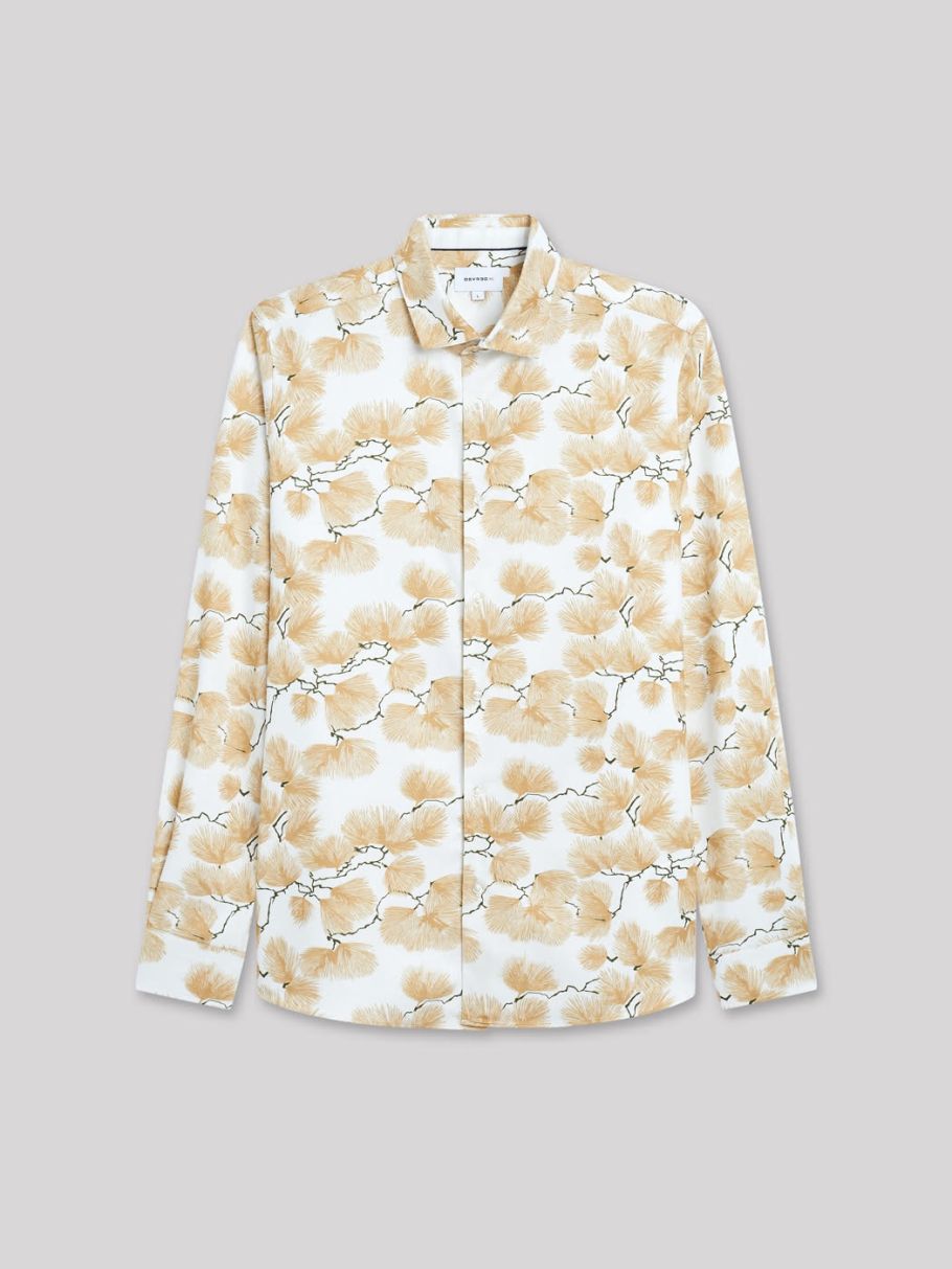 Chemise slim fleurie