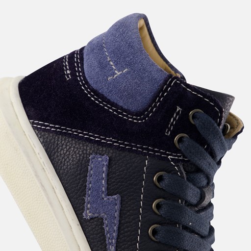 Muyters sneakers blauw Leer