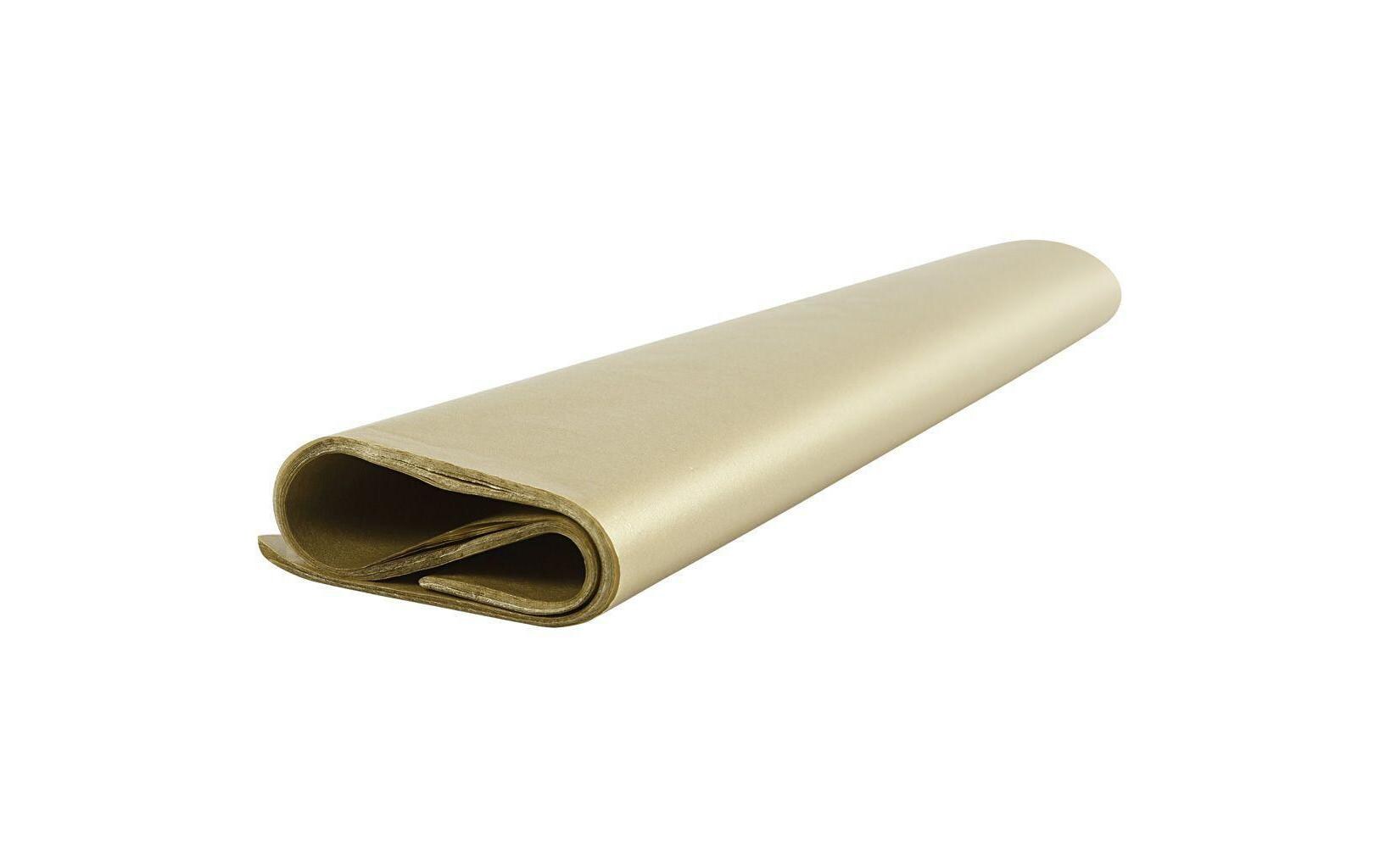 Seidenpapier 50 x 70 cm, 25 Blatt, GoldSeidenpapier in Gold