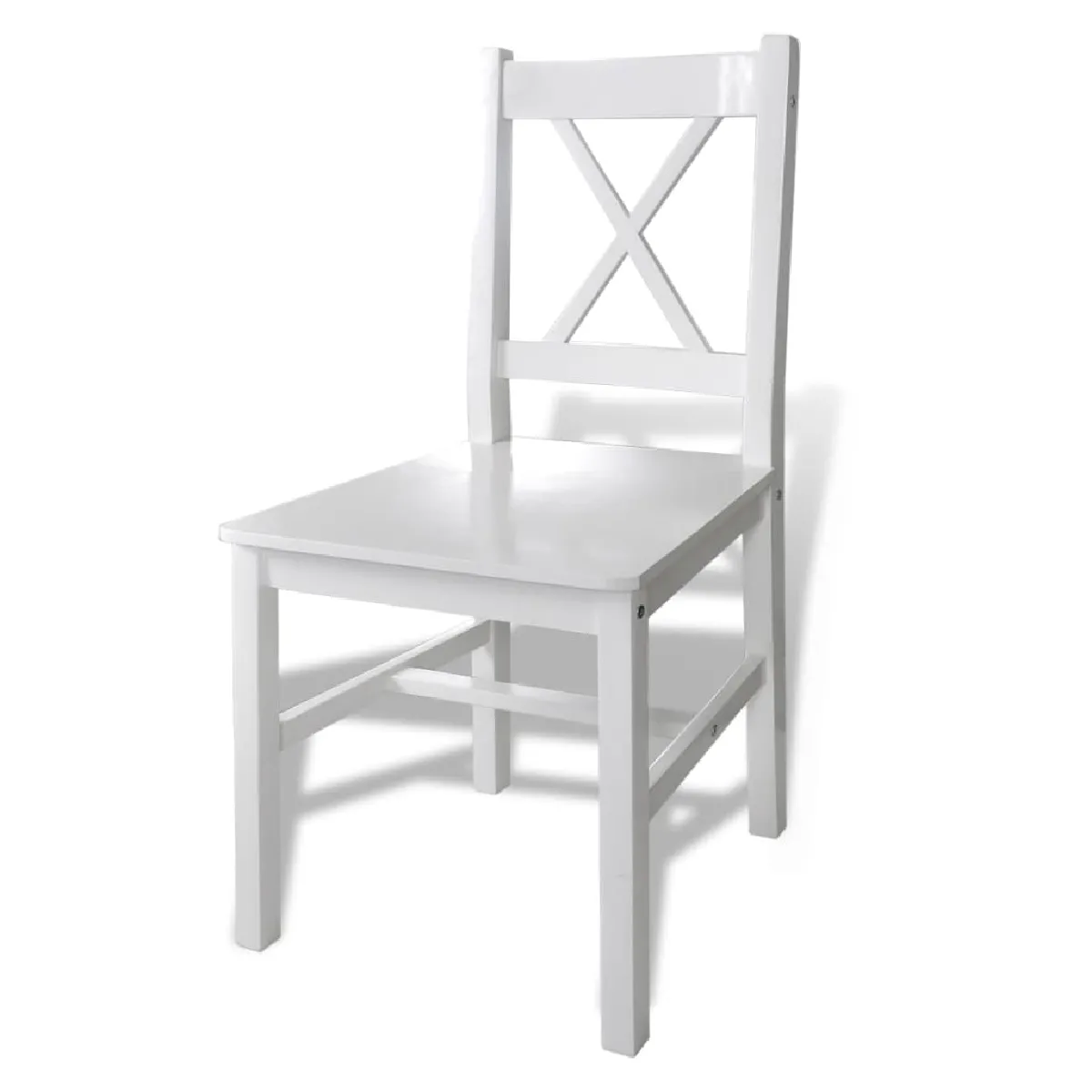 vidaXL Ensemble salle à manger 5 pièces - Blanc