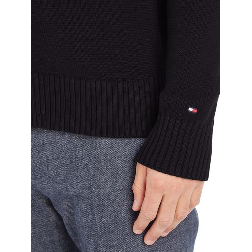 Tommy Hilfiger Mouline Zip Thru Striktrøje, Desert Sky/Aegean Sea, XXL