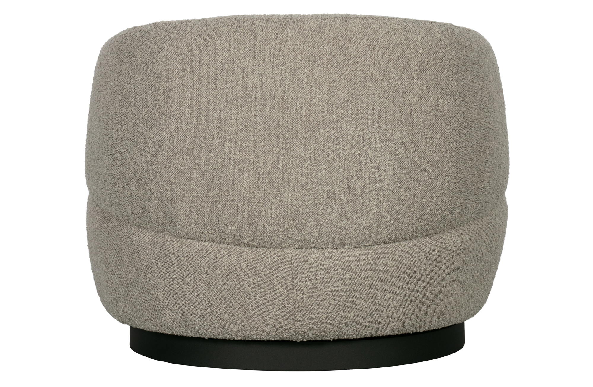 Draaifauteuil Woolly bouclé - Naturel