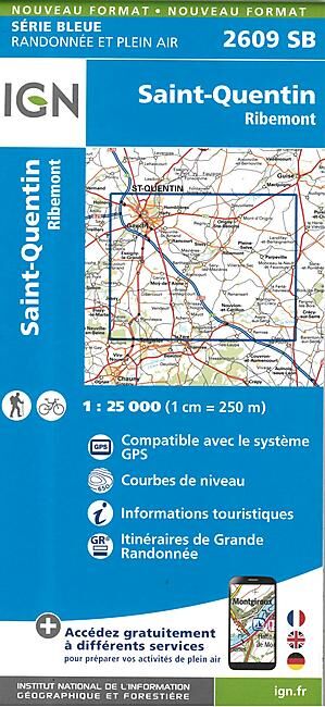 IGN - 2609 SB SAINT QUENTIN 1 25 000