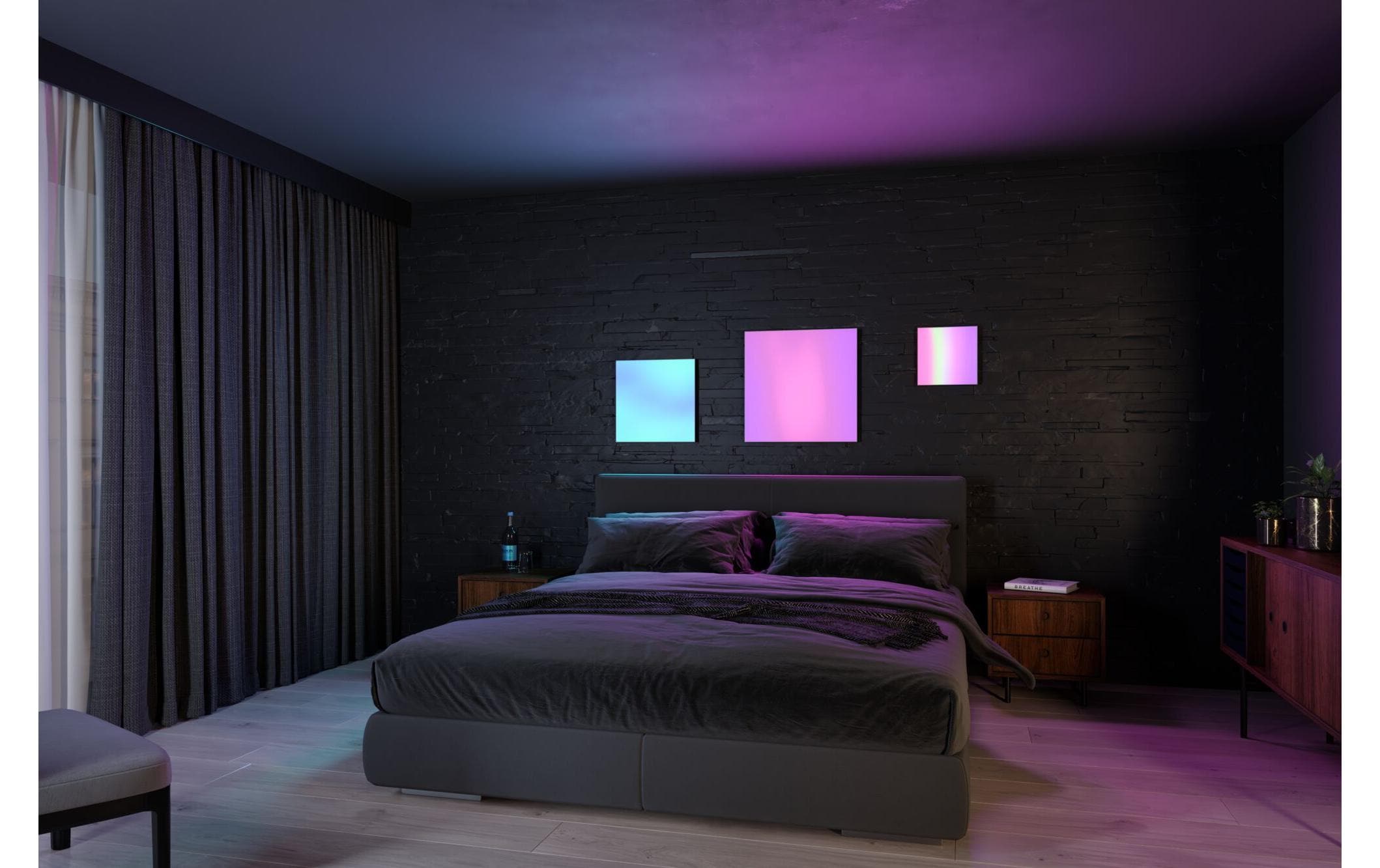 Deckenleuchte LED Panel Velora Rainbow, 31 W, RGBW, WeissLED Panel