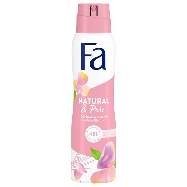 Fa Deospray Natural Pure Rose 150ml