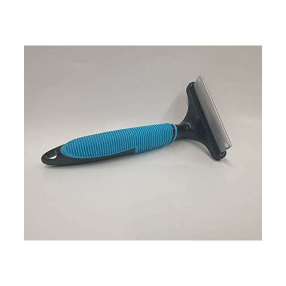 Brosse pour chiens bleu