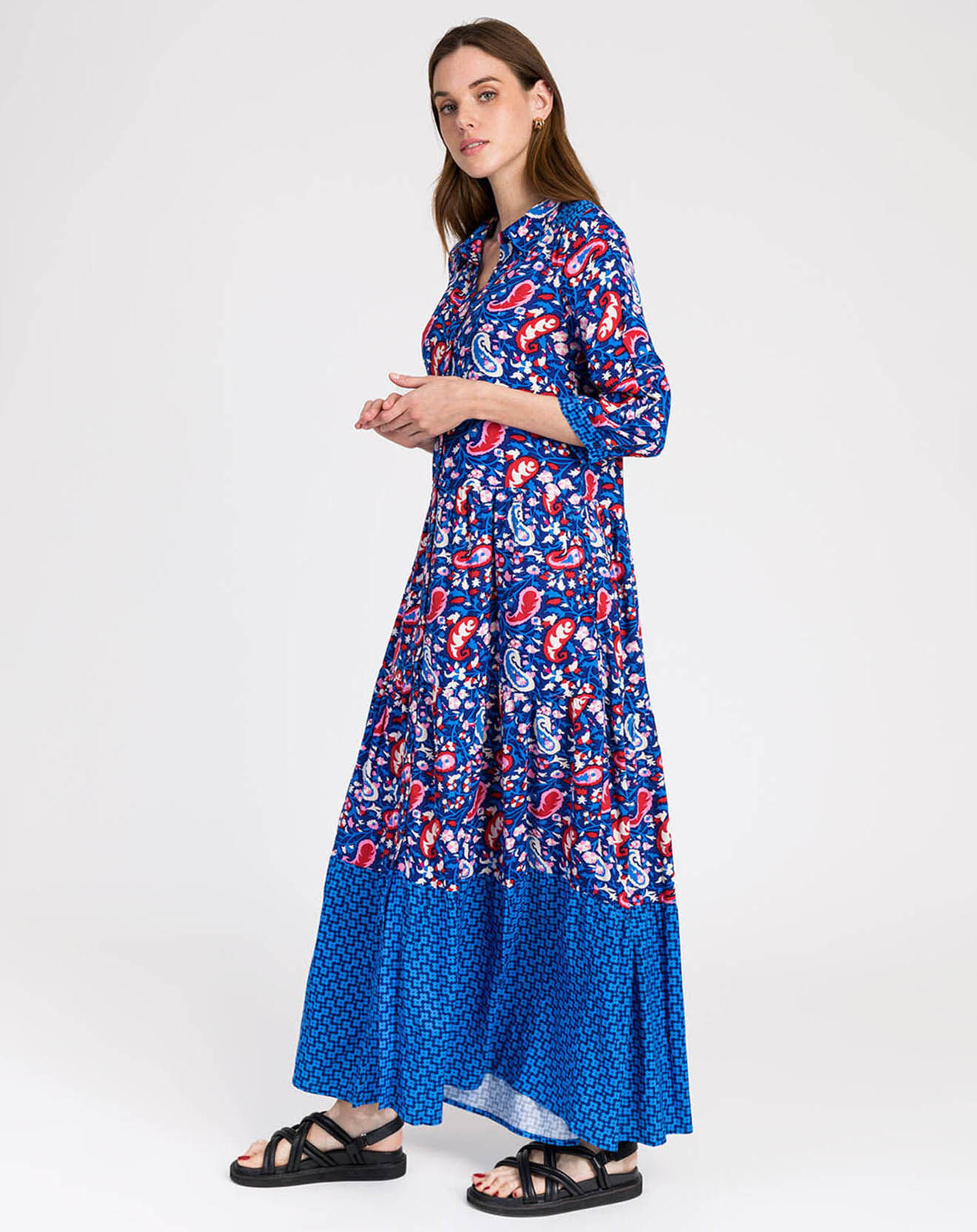 An'ge Robe Oriella india indigo