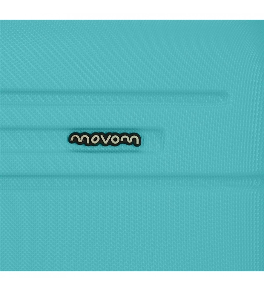 Mala de cabine rígida Movem Galaxy 55cm turquesa